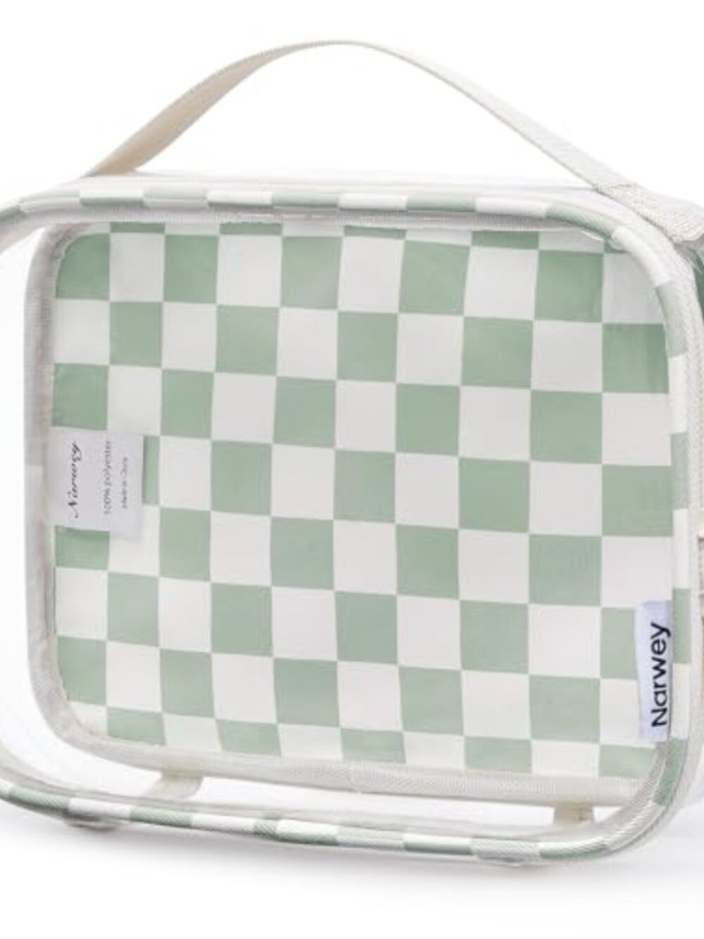 TSA Approved Clear Toiletry Bag Waterproof PVC Travel Makeup Pouch